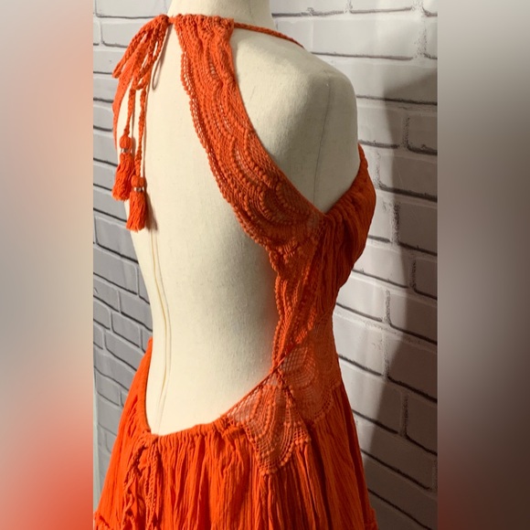 Free People 200 Degrees Lace Embellished Mini Dress - Picture 10 of 10